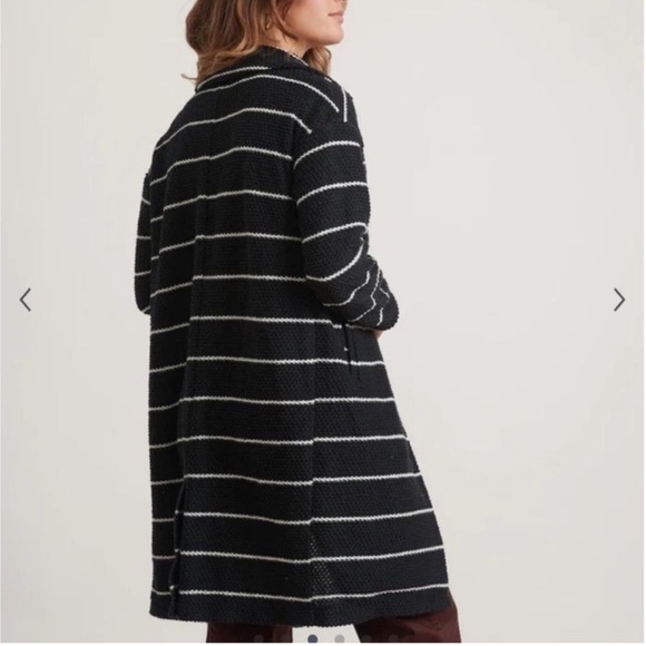 Marine Layer Birdseye Coat Real Black NEW - Picture 3 of 7